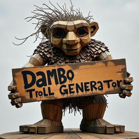 Dambo Troll Generator | FLUX 1.D LoRA v1.0