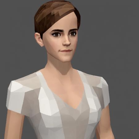 emma watson, low poly, playstation 1 graphics, PS1 Game, <lora:PS1ScreencapPashOriginalDEBNoRP:1>