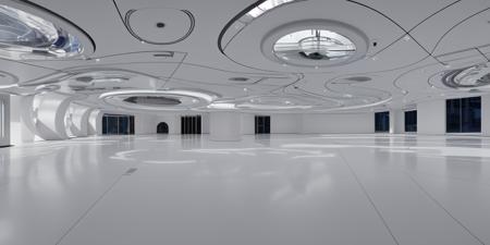 <lora:S1-Backroom_Deliberate-000008:0.5>,
backroom,liminal space,Level-15,Futuristic Halls,inside,sci-fi,futuristic,room,
grey floor,white lighting, white floor, large room,reflection,round windows,
(photorealistic), [sharp focus], (HDR), (8k), (gigapixel), (masterpiece)