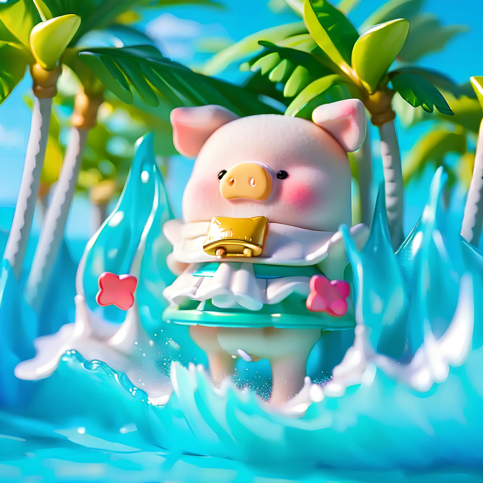 Lulu the piggy lulu罐头猪 image by Jeffzzz