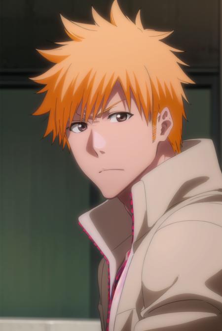 ichigokurosaki, <lora:ichigokurosaki-lora-nochekaiser:1>,
ichigo kurosaki, short hair, orange hair, spiked hair, (brown eyes:1.5),
BREAK shirt, long sleeves, school uniform, jacket, white shirt, open clothes, open jacket, grey jacket,
BREAK looking at viewer, upper body,
BREAK indoors, classroom,
BREAK <lyco:GoodHands-beta2:1>, (masterpiece:1.2), best quality, high resolution, unity 8k wallpaper, (illustration:0.8), (beautiful detailed eyes:1.6), extremely detailed face, perfect lighting, extremely detailed CG, (perfect hands, perfect anatomy),