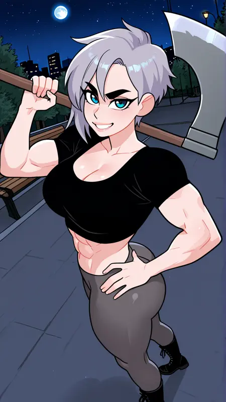 Axelia Monsterslayer (Axed by Emi MG)