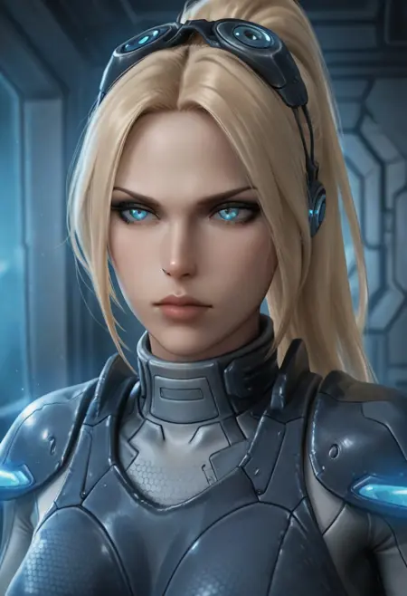 Concept Female Ghost Spec Ops Starcraft 2 suit (work in progress)