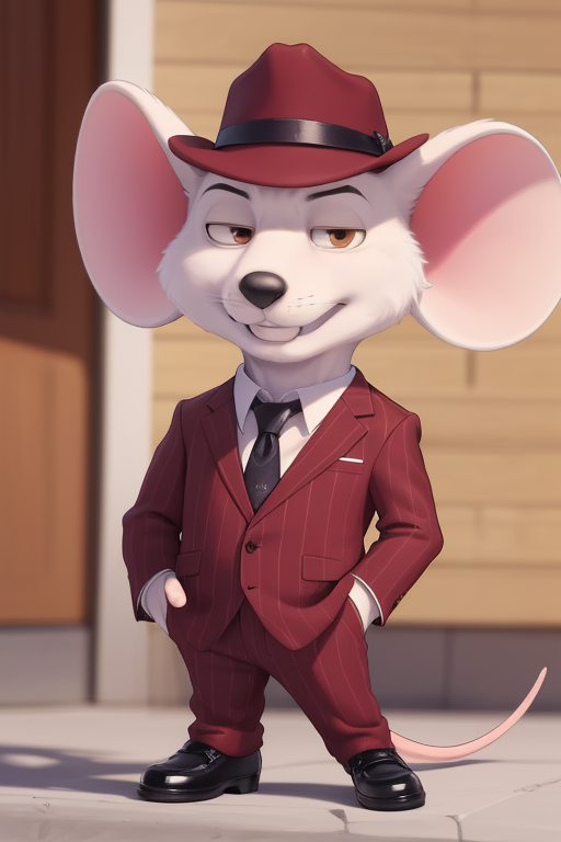 Mike the Mouse (Sing!), Furry Character LoRA image by PlagSoft