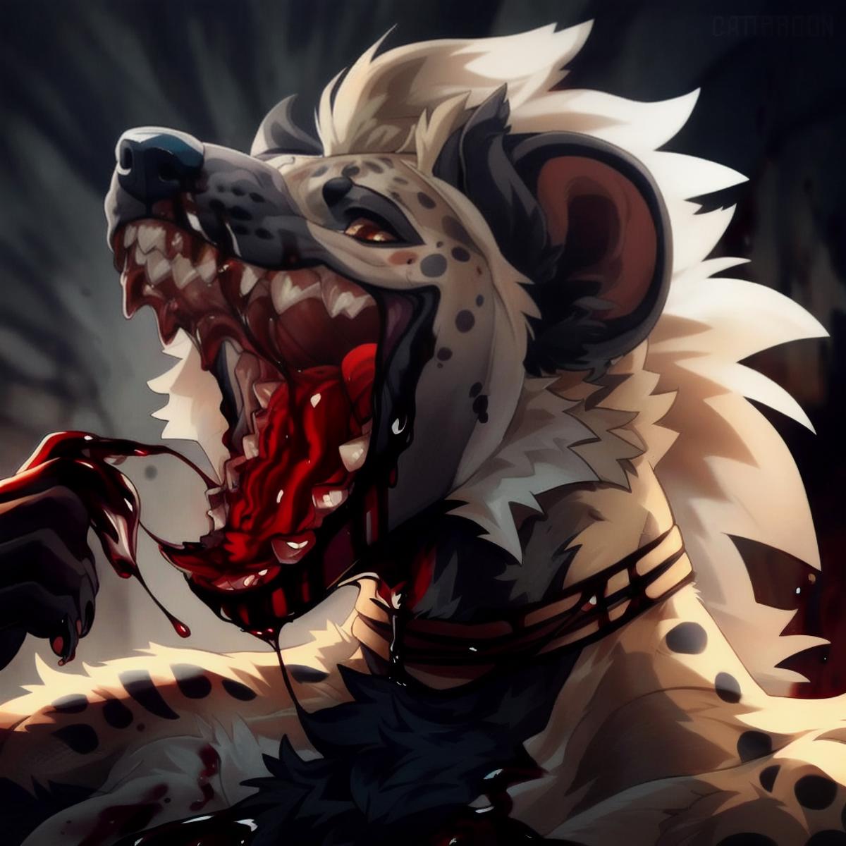 Furry Vore, Blood, Scar, Mad muzzle LoRA image by Volceberg