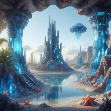 digital illustration architecture dystopian cityscape stalactite,coral atoll,starfish,desert BREAK <lora:bgst:1>bgst virtual cyberspace bar and lounge, magical runes,fireplace,spyglass, travertine stone, fire pit, ambient lighting, cyberpunk, sci-fi