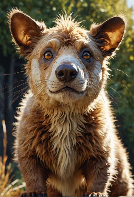 Here is a prompt for an unusual random animal:  "Render a photorealistic image of a 'Snurfle', a fictional creature with a long, slender body covered in soft, velvety fur that changes color depending on its mood. Lighting: warm golden light, soft shadows, misty atmosphere. Colors: earthy tones, rich browns, deep blues. Camera angle: low-angle shot from the ground looking up at the Snurfle's face. Drawing style: Realistic, Impressionist, Watercolor. Quality: 4K, High Definition, Ultra HD."