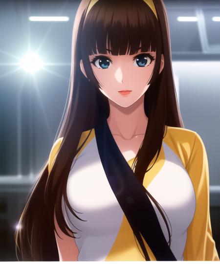 <lora:yumisayakaDoujin:0.7>brown hair,long hair,yumi sayaka,upper body,, official art,extremely detailed CG unity 8k wallpaper, perfect lighting,Colorful, Bright_Front_face_Lighting, (masterpiece:1.0),(best_quality:1.0), ultra high res,4K,ultra-detailed, photography, 8K, HDR, highres, absurdres:1.2, Kodak portra 400, film grain, blurry background, bokeh:1.2, lens flare, (vibrant_color:1.2)