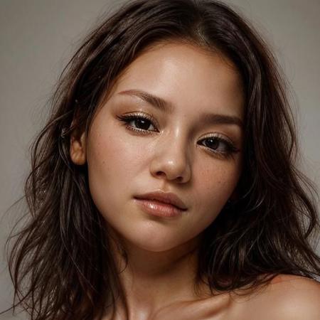head shot of beautiful woman
