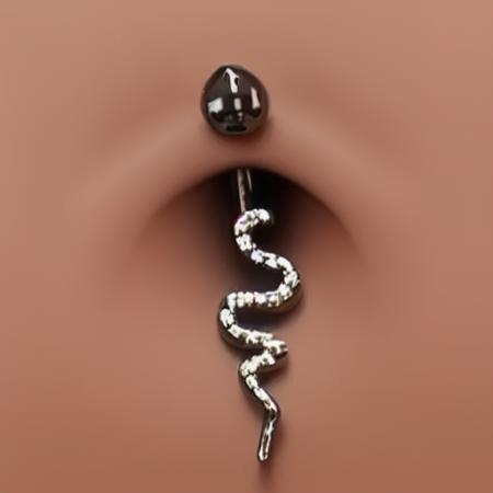 Snake Navel Piercing v0.1