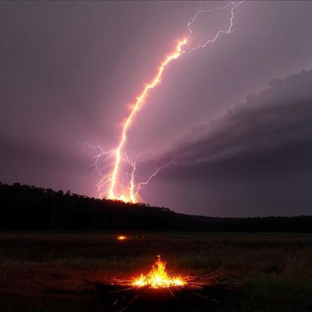 *Mamudoon (Heavier Curse) + Maralagidyne (Heavier Flame) + Mazionga (Heavier Thunderstorm)*
A heavier mystic electric purple fire explosions causing critical hit