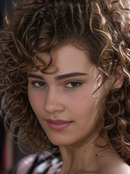 DL, curly short hair, smile, staring at the camera, photography, trending on artstation, sharp focus, studio photo, intricate details, highly detailed, front face, by greg rutkowski <lora:DL:0.9> <lora:add_detail:1>