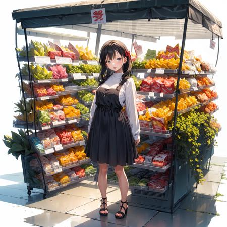 [(white background:1.5)::5], isometric,
1 girl, mid shot, full body, 
supermarket, 
<lora:Gacha Splash wide shot:0.9>