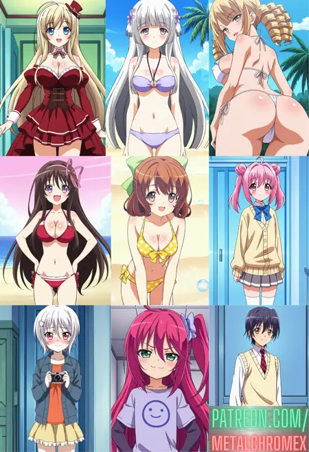 All main characters (NouCome/My Mental Choices are Completely Interfering with my School Romantic Comedy) - Commission!