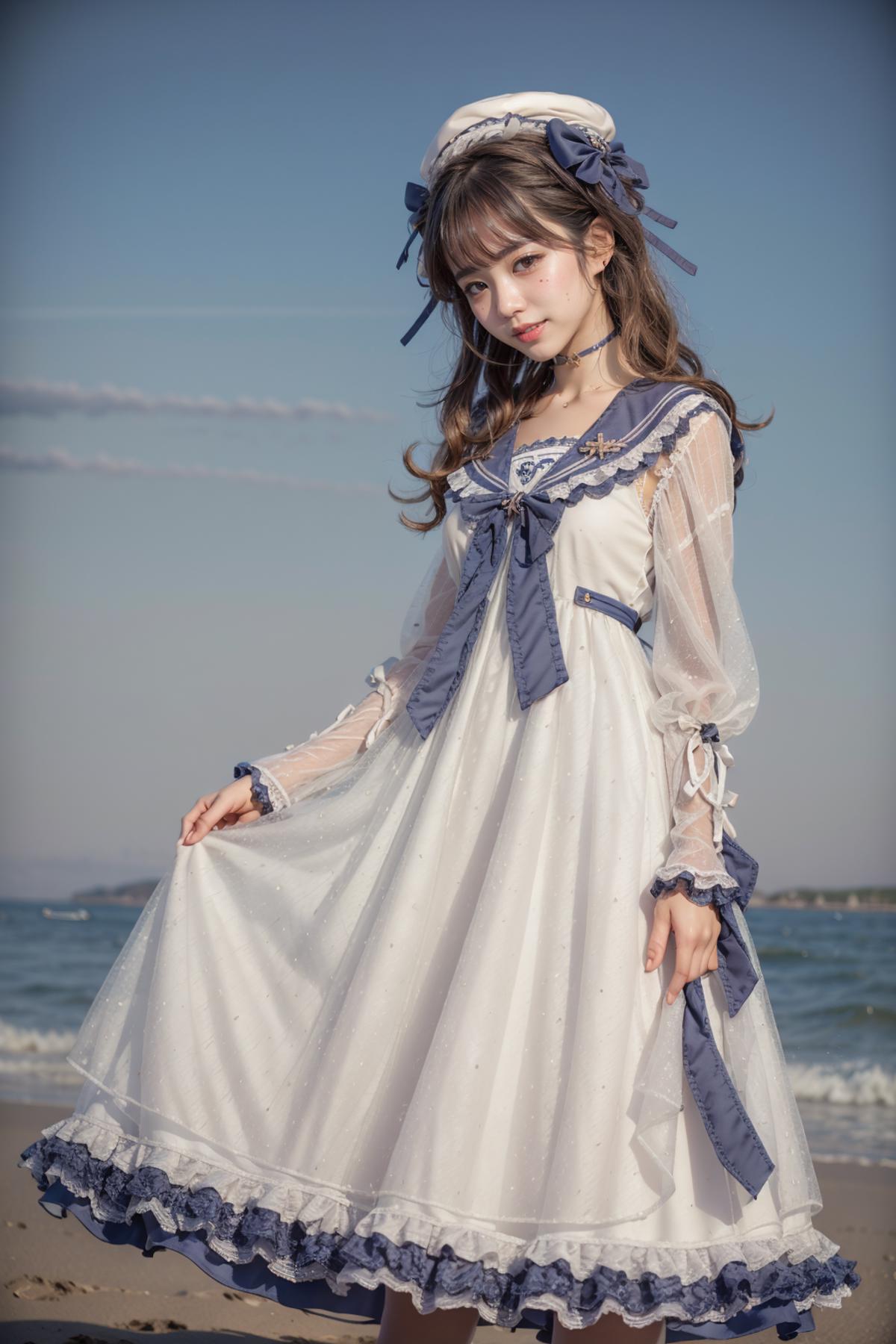 【浅海星辰】Dress No.11 White Dress image by feetie