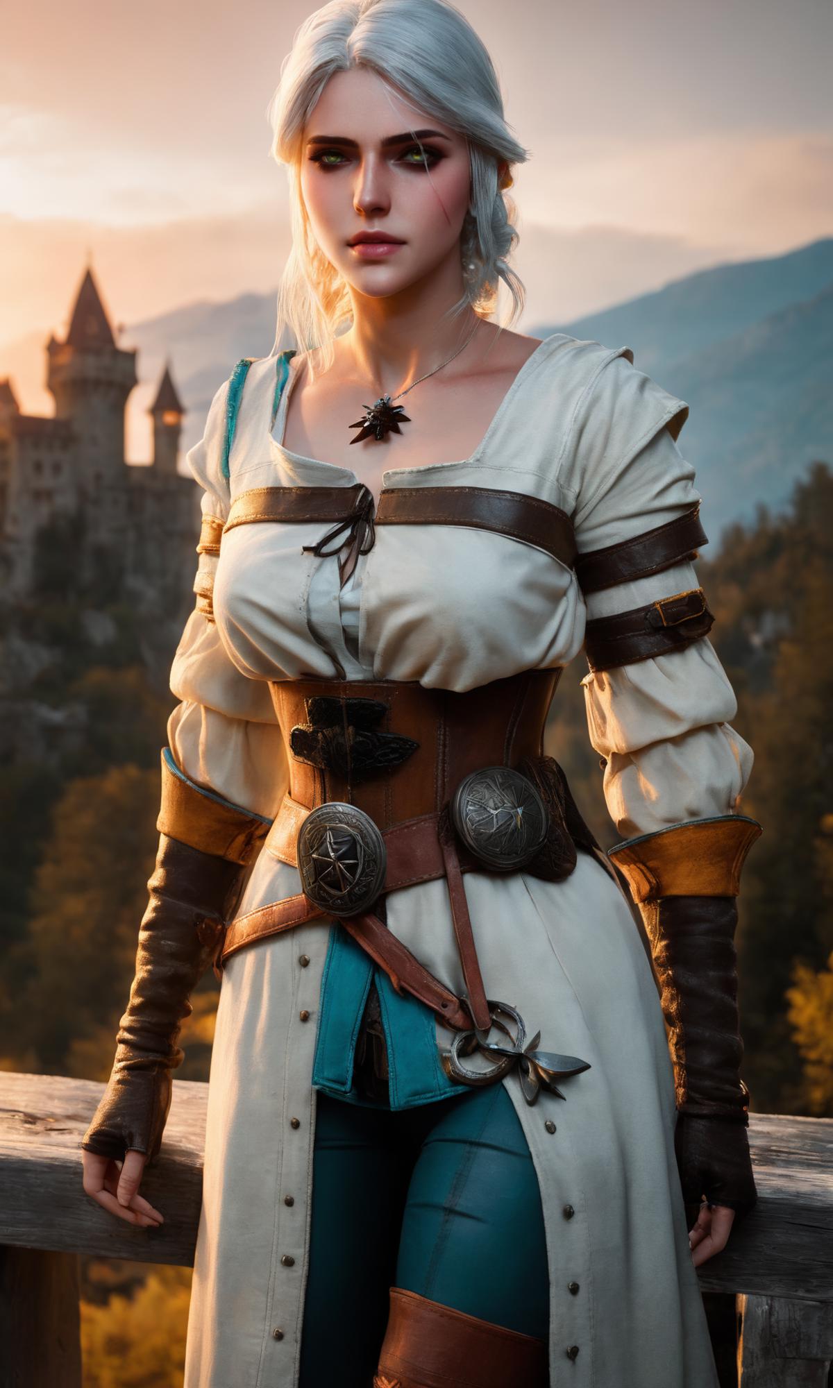 Ciri (Witcher 3 Game) SDXL image by echo_cipher