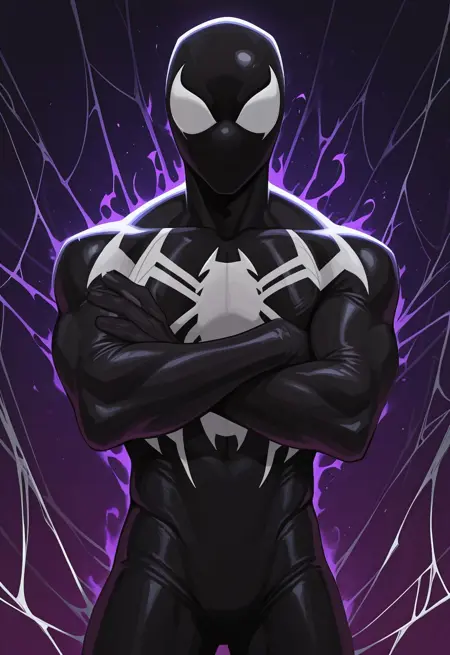 Spider-Man Black Suit (Marvel Spider-Man Series 2017) [Illustrious/Pony]