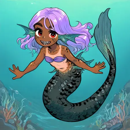 Merfolk/Mermaid/Merman/Merdude/Fish Tail - by gisa