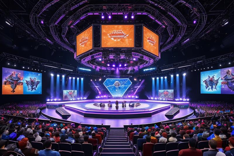 E-Sport Stage Concept image by adhicipta