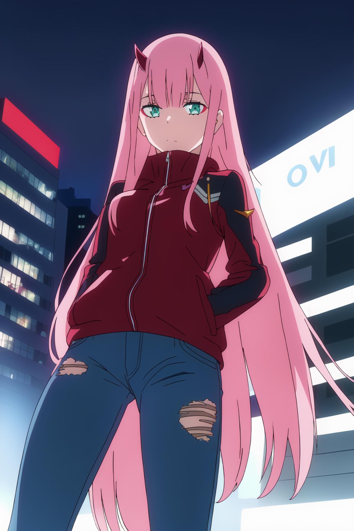 Zero Two || DARLING in the FRANXX image by Vaporvvave