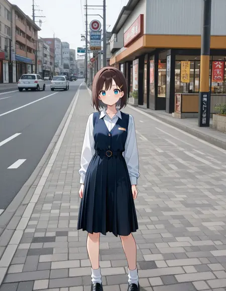 日本の街並み 国道沿い \ Japanese Suburbs Streetscape