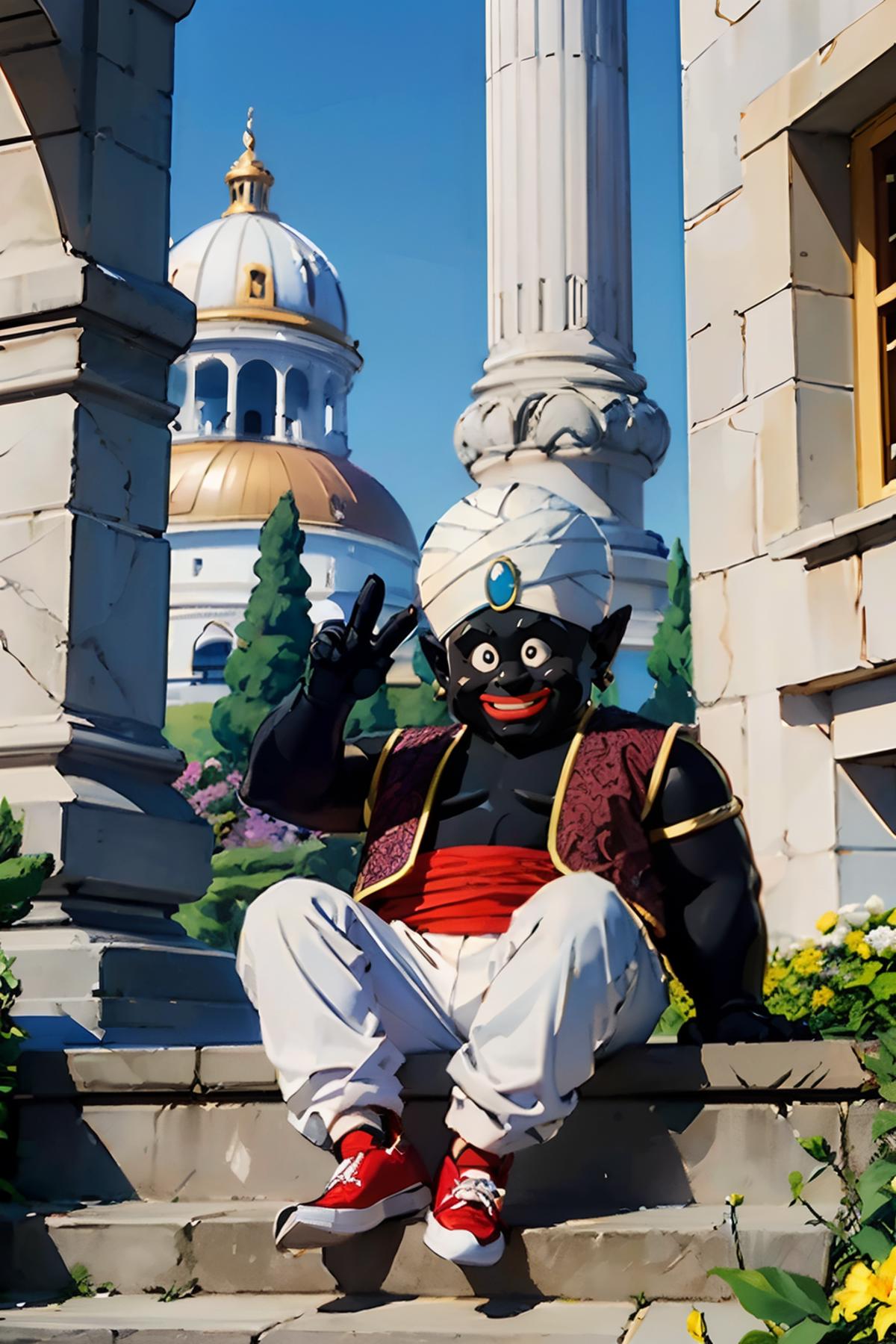 Mr. Popo/ミスター・ポポ - Dragon Ball | LoRA image by wikkitikki