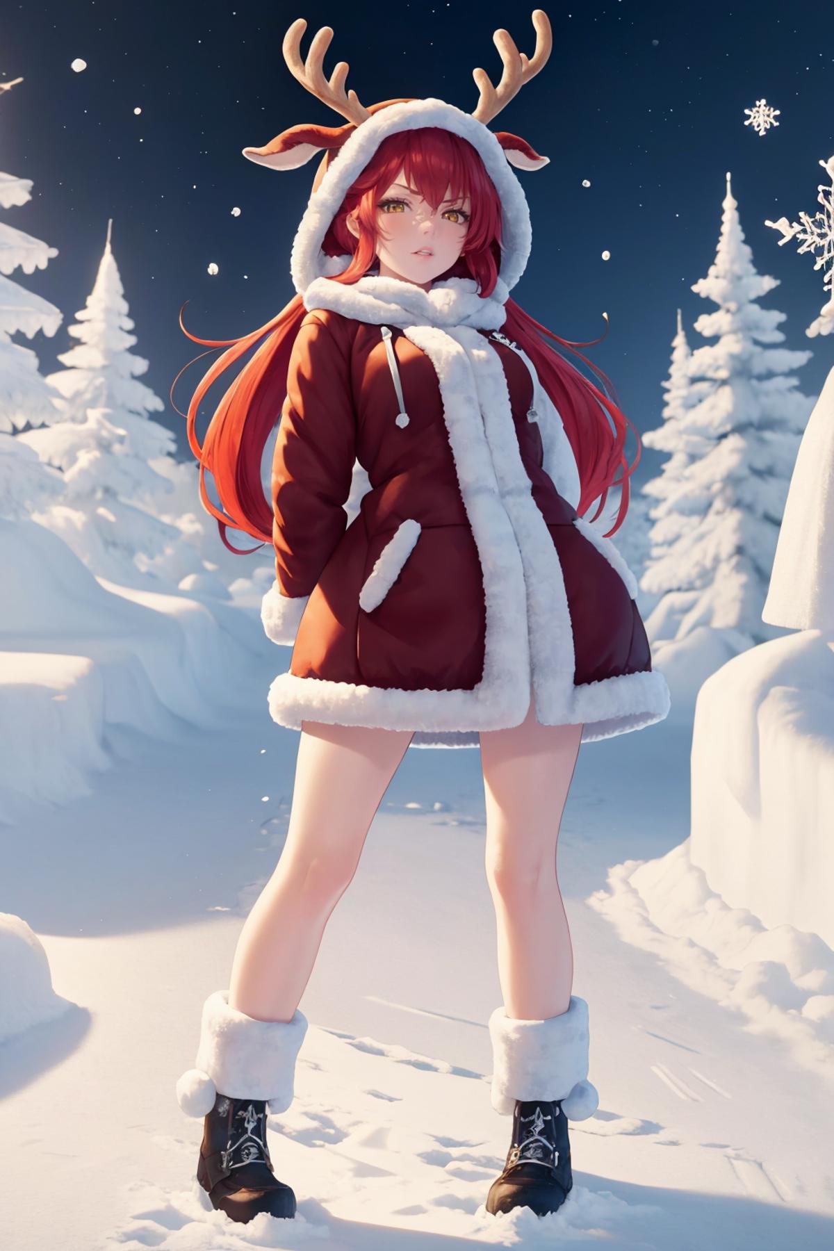 Reindeer Costume Outfit (Christmas/Holidays) LoRA image by richyrich515