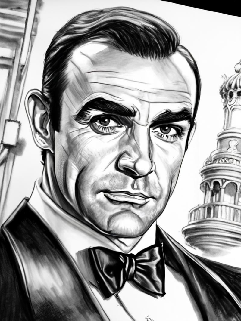 Sir Sean Connery as James Bond SDXL image by countlippe