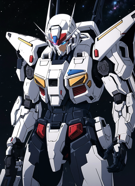 (red and black mecha), gundam, holding rifle, explosion, laser, robot, masterpiece,best quality,ultra-detailed,very detailed illustrations,extremely detailed,intricate details,highres,super complex details,extremely detailed,cowboy shot, caustics,reflection,ray tracing,demontheme,nebula,dark aura,cyber effect, action, ancient japanese architecture,pond, starry sky,skyline, <lora:mecha_offset:1> <lora:more_details:0.2>