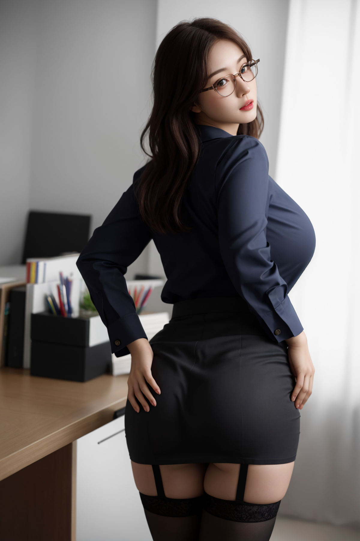 sexy office lady image by Kejolong