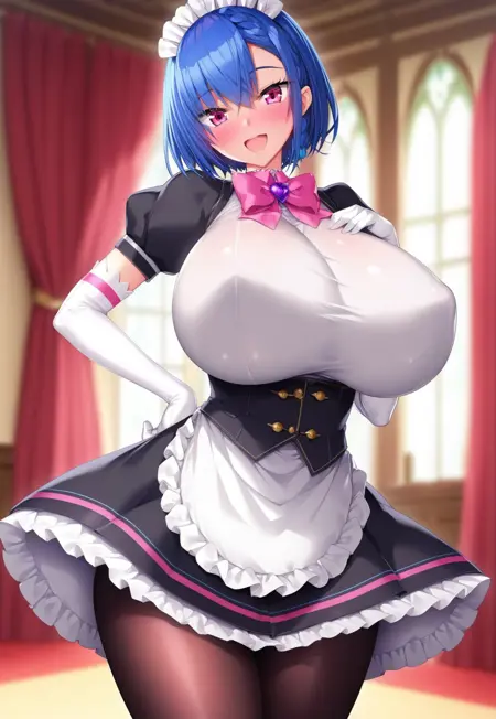 Kriemhild Valhanna from Motto! Haramase! Honoo no Oppai Isekai Oppai Maid Gakuen!
