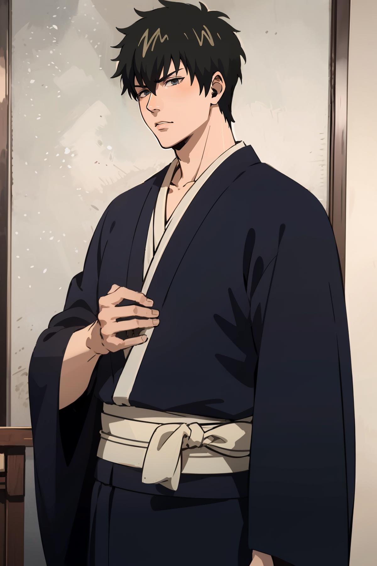 Hijikata Toushirou - Gintama [Commission work] image by Wasabiya