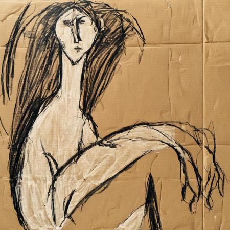 Cardboard drawings