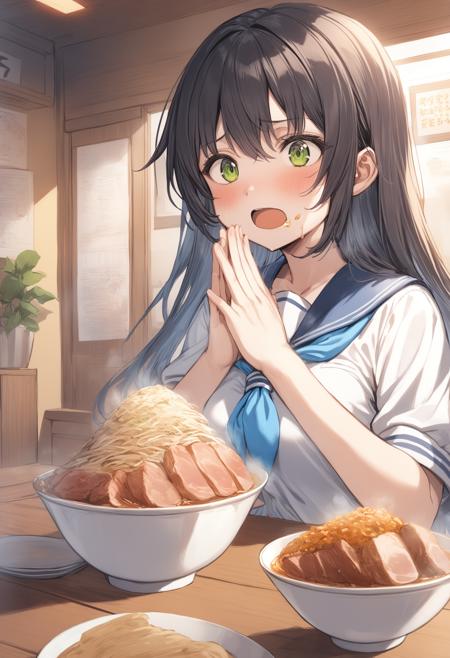 [Illust&XL] Ramen Jiro / 二郎系ラーメン Animagine v1.0
