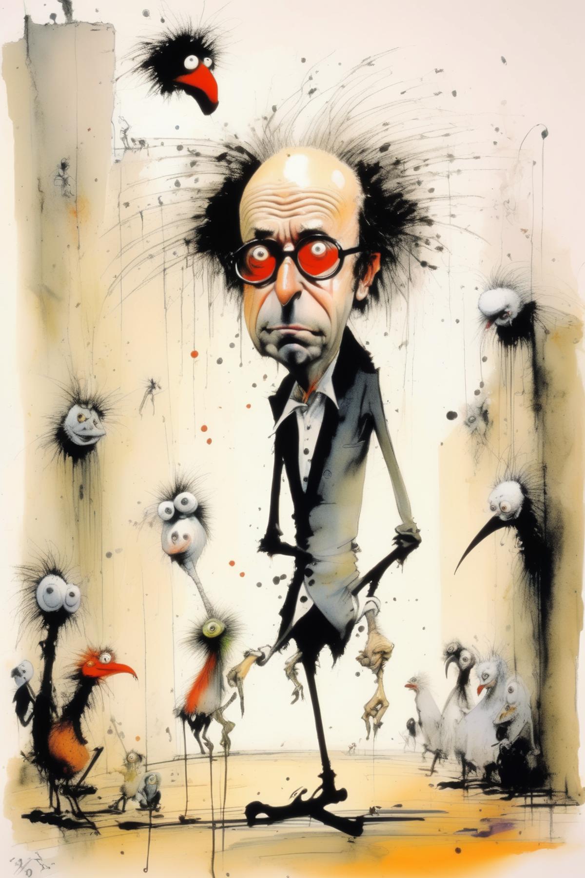 Ralph Steadman Style image by Kappa_Neuro