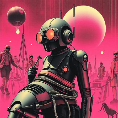Avant-garde , Robert T techno style , retro futurism