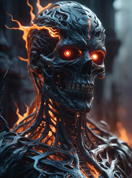 Horror-themed concept art artificial intelligence destroying mankind,exquisite digital artwork masterpiece,glow effects,godrays,Hand drawn,render,8k,octane render,cinema 4d,blender,dark,atmospheric 4k ultra detailed,cinematic,Sharp focus,big depth of field,Masterpiece,colors,3d octane render,4k,concept art,trending on artstation,hyperrealistic,Vivid colors,extremely detailed CG unity 8k wallpaper,trending on CGSociety,Intricate,High Detail,dramatic . digital artwork,illustrative,, glow effects, godrays, Hand drawn, render, 8k, octane render, cinema 4d, blender, dark, atmospheric 4k ultra detailed, cinematic, Sharp focus, big depth of field, Masterpiece, colors, 3d octane render, 4k, concept art, trending on artstation, hyperrealistic, Vivid colors, extremely detailed CG unity 8k wallpaper, trending on CGSociety, Intricate, High Detail, dramatic . Eerie, unsettling, dark, spooky, suspenseful, grim, highly detailed