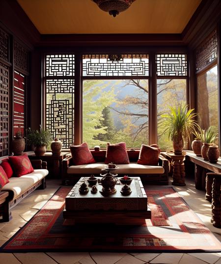 Tibetan-style interior design