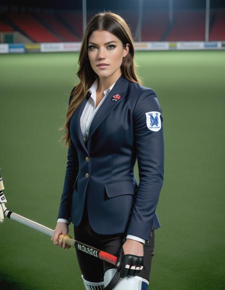 <lora:DebraMorgan:1> 1875 photo of 29 year old DebraMorgan, in england , on the hockey field, properly dressed, tack sharp, soft lighting, low contrast, 4k, dslr