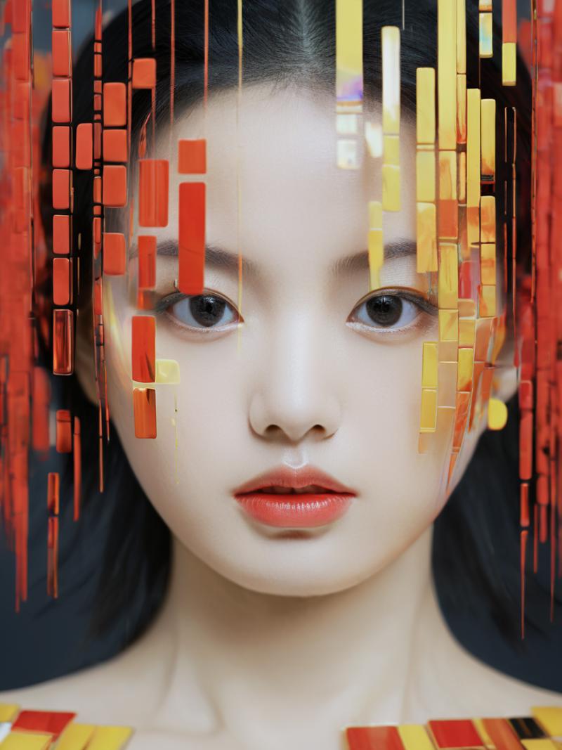 现代艺术系列 XL Glitch Art 故障艺术 image by dotapickban