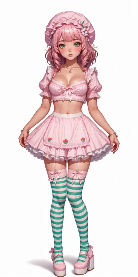 Strawberry Shortcake Costume (Dolls Kill)