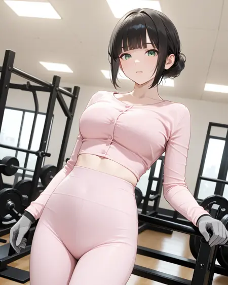 Pink sporty clothing set