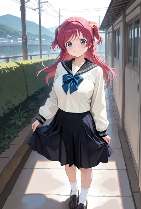 white serafuku (outfit)