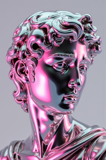 Flux.1_Cyber Electro · Sculpture · Avant-garde Visuals v1.0