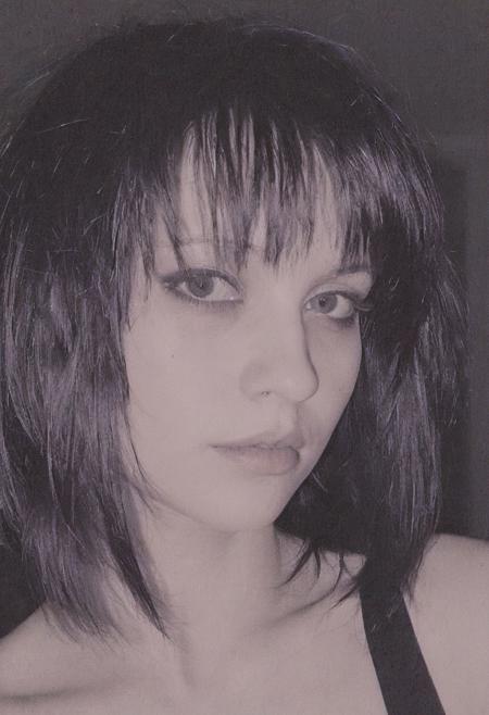 Authentic share, amateur, nfsw, gothic haircut, beautiful,grainy picture,((natural pretty light))