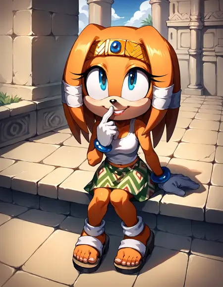 Tikal the Echidna (Sonic the Hedgehog)