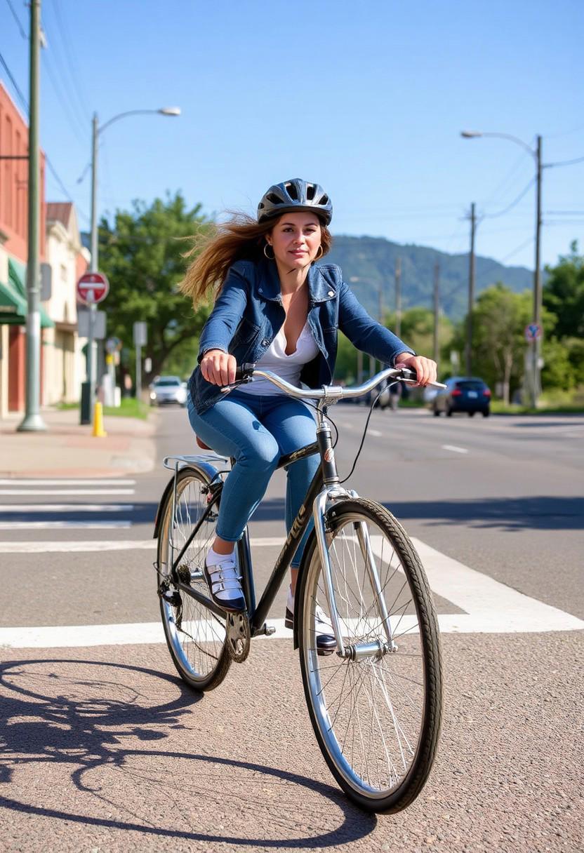 She's been ridden more than the town bicycle