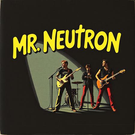A cover of a Post-Punk album of a band called "Mr. Neutron"