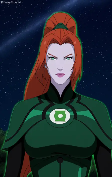 Laira Omoto from Green Lantern: Emerald Knights