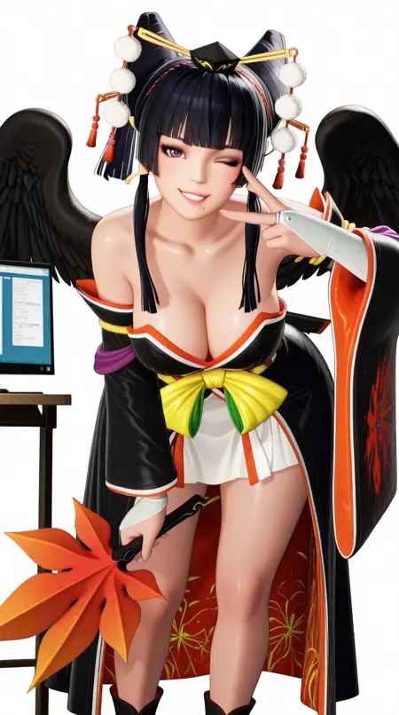 Nyotengu (女天狗) - Dead Or Alive (デッドオアアライブ) (死或生) (DOA) - COMMISSION